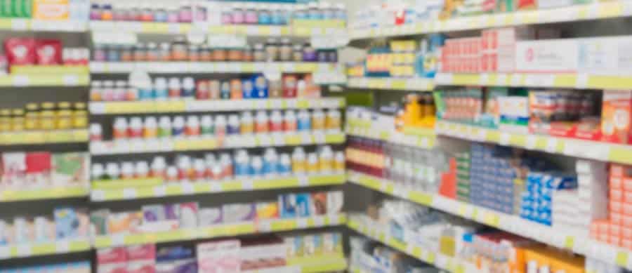 prescriptions opioids on shelves